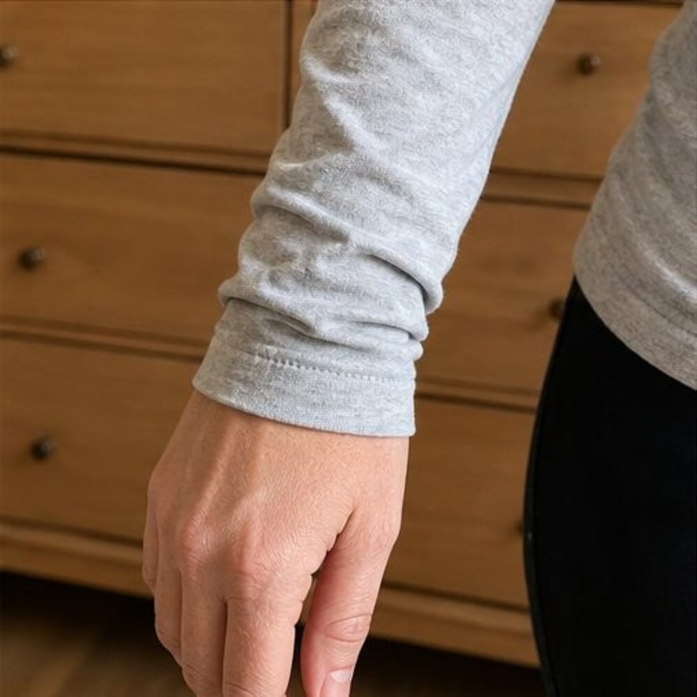 Black Button Blouse - Picture 5 of 6